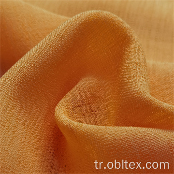OBL22-C-066 Polyester taklit keten elbise için